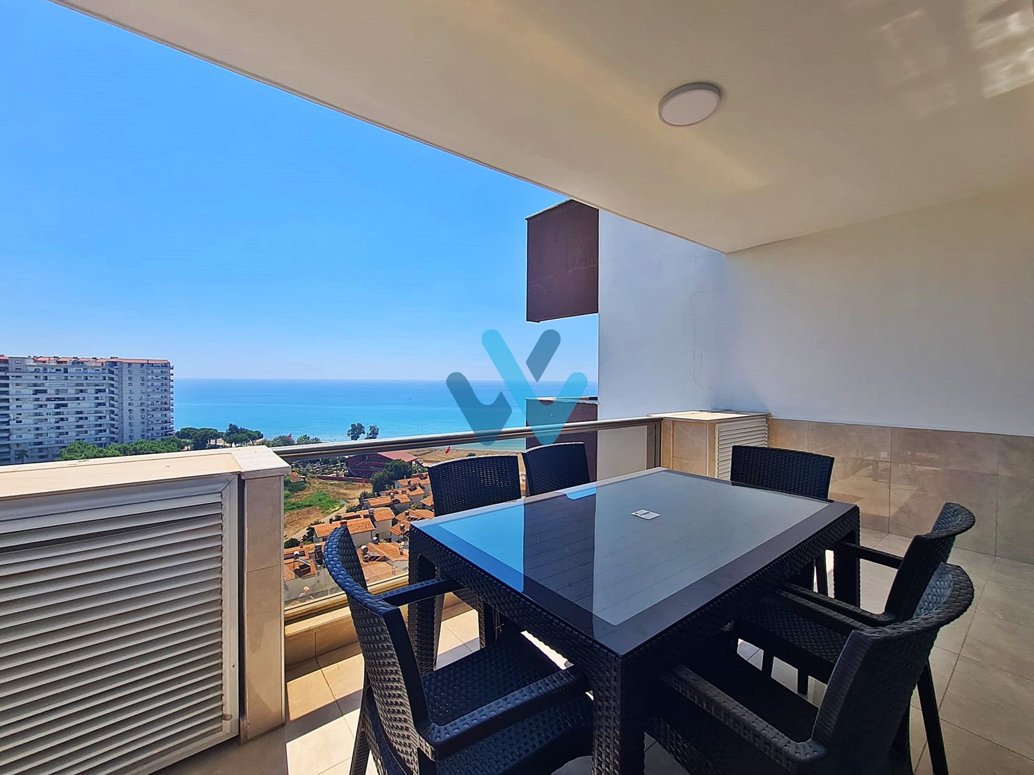 WİNDEN LİPARİS SUNSET'TE DENİZ MANZARALI FULL EŞYALI KİRALIK 1+1